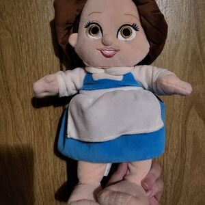 Disney Baby Belle Beauty And Beast Plush Doll with Blue Dress